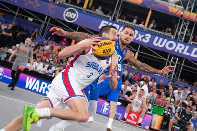 Basketball, FIBA 3x3 World Championship in Warsaw, Serbia - France