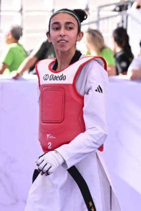 CONTACT - Taekwondo - World Taekwondo Rome Grand Prix 2026 Photo by IPA ABACAPRESS.COM85474817 - Jana Khattab (EGY) competes in the women s -49kg final against Alisa Angelova (RUS) of the World Taekwondo Grand Prix at the Foro Italico, June 7, 2026, Rome, Italy. Roma Italy  Copyright: xIPAxSport ABACAx