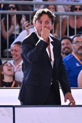 CONTACT - Taekwondo - World Taekwondo Rome Grand Prix 2026 Photo by IPA ABACAPRESS.COM85474860 - Claudio Nolano coach of Vito Dell Aquila (ITA) during the men s -58kg final of the World Taekwondo Grand Prix at the Foro Italico, June 7, 2026, Rome, Italy. Roma Italy  Copyright: xIPAxSport ABACAx