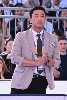 CONTACT - Taekwondo - World Taekwondo Rome Grand Prix 2026 Photo by IPA ABACAPRESS.COM85474826 - Nam Yun-bae coach of Eunsu Seo (KOR) during the men s -58kg final of the World Taekwondo Grand Prix at the Foro Italico, June 7, 2026, Rome, Italy. Roma Italy  Copyright: xIPAxSport ABACAx