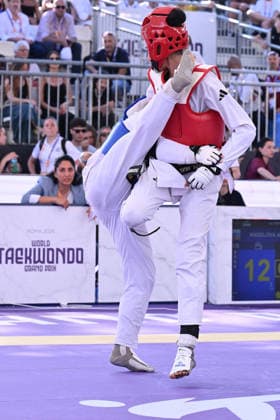 CONTACT - Taekwondo - World Taekwondo Rome Grand Prix 2026 Photo by IPA ABACAPRESS.COM85474877 - Alisa Angelova (RUS) and Jana Khattab (EGY) compete in the women s -49kg final of the World Taekwondo Grand Prix at the Foro Italico, June 7, 2026, Rome, Italy. Roma Italy  Copyright: xIPAxSport ABACAx