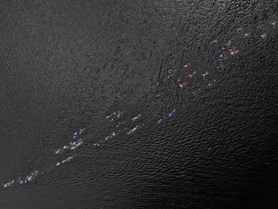 07 06 2026, GER, Crosstriathlon, Maenner Frauen, Saison 26, 38 Teag Werratal Crosstriathlon org Triathlonverein Werratal e V 500m swim in open water, 11,9km MTB course and 4,0km run course took the participants in the categories Jedermann Cross Einzel Staffel as well as the Sprint Cross Einzel incl Thüringer Meisterschaft in angriff 98597 Breitungen Strandbad Kiessee Thueringen Germany