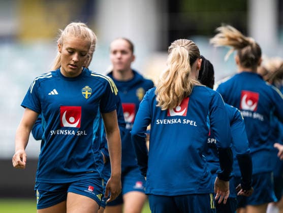260608 Smilla Holmberg of the Swedish women s national football team at a training session on June 8, 2026 in Gothenburg Photo Mathias Bergeld BILDBYRAN code MB MB1380 fotboll football soccer fotball vm kval kval fifa womens world cup qualifier qualifier träning practice training sverige sweden dam bbeng women kvinner  Copyright: MATHIASxBERGELD BB260608MB012