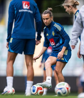 260608 Julia Zigiotti Olme of the Swedish women s national football team at a training session on June 8, 2026 in Gothenburg Photo Mathias Bergeld BILDBYRAN code MB MB1380 fotboll football soccer fotball vm kval kval fifa womens world cup qualifier qualifier träning practice training sverige sweden dam bbeng women kvinner  Copyright: MATHIASxBERGELD BB260608MB020