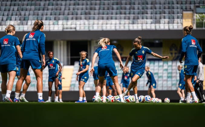 260608 Julia Zigiotti Olme of the Swedish women s national football team at a training session on June 8, 2026 in Gothenburg Photo Mathias Bergeld BILDBYRAN code MB MB1380 fotboll football soccer fotball vm kval kval fifa womens world cup qualifier qualifier träning practice training sverige sweden dam bbeng women kvinner  Copyright: MATHIASxBERGELD BB260608MB028