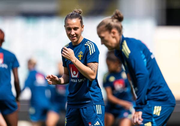 260608 Julia Zigiotti Olme of the Swedish women s national football team at a training session on June 8, 2026 in Gothenburg Photo Mathias Bergeld BILDBYRAN code MB MB1380 fotboll football soccer fotball vm kval kval fifa womens world cup qualifier qualifier träning practice training sverige sweden dam bbeng women kvinner  Copyright: MATHIASxBERGELD BB260608MB029