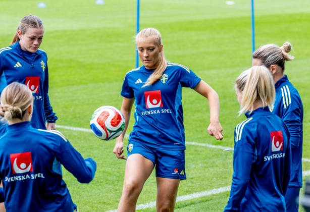 Football, Women, Sweden national team, Training