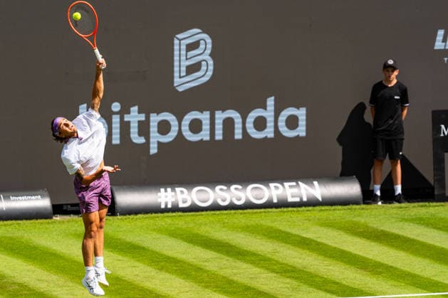 Stuttgart, GERMANY - June 08: Mattia Bellucci (ITA) during the Singles Match between Alejandro Davidovich Fokina (ESP) vs. Mattia Bellucci (ITA) at BOSS OPEN 2026, Tennisanlage Weissenhof on June 08, 2026 in Stuttgart, Germany. Baden-Württemberg Germany Copyright: xTimoxSteinx