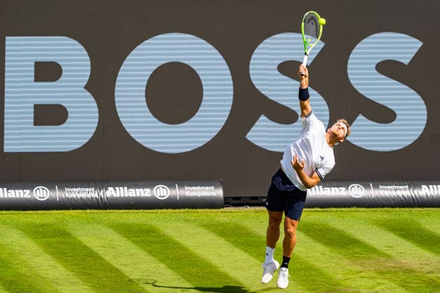 Stuttgart, GERMANY - June 08: Alejandro Davidovich Fokina (ESP) during the Singles Match between Alejandro Davidovich Fokina (ESP) vs. Mattia Bellucci (ITA) at BOSS OPEN 2026, Tennisanlage Weissenhof on June 08, 2026 in Stuttgart, Germany. Baden-Württemberg Germany Copyright: xTimoxSteinx