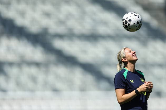 Republic of Ireland WNT Squad Training, Stade des Alpes, Grenoble, France 8 6 2026 Head coach Carla Ward Carla Ward 8 6 2026  Copyright: x INPHO BenxBradyx BB3_7220
