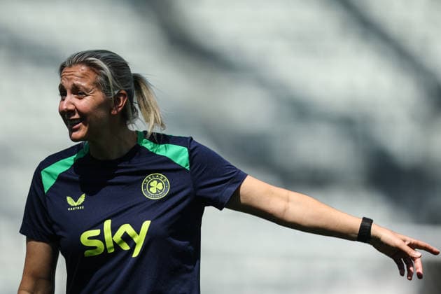Republic of Ireland WNT Squad Training, Stade des Alpes, Grenoble, France 8 6 2026 Head coach Carla Ward Carla Ward 8 6 2026  Copyright: x INPHO BenxBradyx BB3_7033