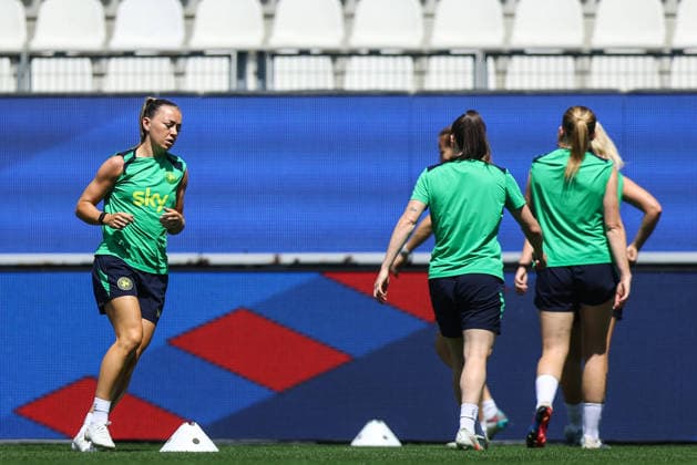 Republic of Ireland WNT Squad Training, Stade des Alpes, Grenoble, France 8 6 2026 Katie McCabe Katie McCabe 8 6 2026  Copyright: x INPHO BenxBradyx BB3_7681