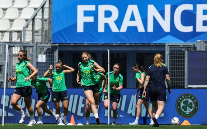 Republic of Ireland WNT Squad Training, Stade des Alpes, Grenoble, France 8 6 2026 Hayley Nolan Hayley Nolan 8 6 2026  Copyright: x INPHO BenxBradyx BB3_7700