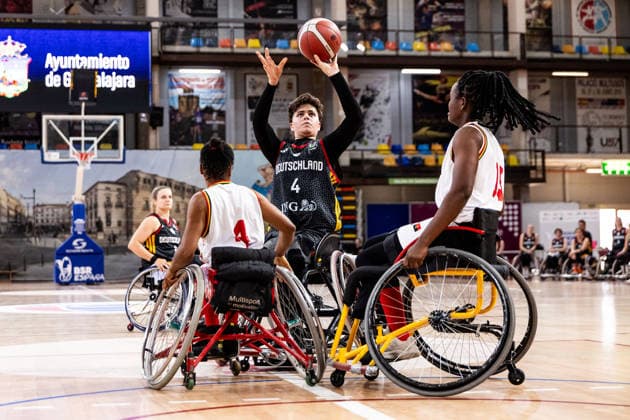 Wheelchair basketball, IWBF Repechage in Guadalajara, Angola - Germany