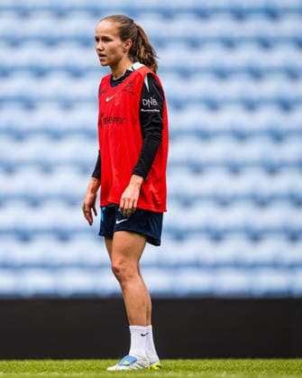 260608 Guro Reiten of the Norwegian women™s national football team during a training session on June 8, 2026 in Oslo Photo Marius Simensen BILDBYRAN Cop 238 bbeng dam fifa women s world cup qualifier football fotball fotball norge norway practice soccer training trening träning  Copyright: MARIUSxSIMENSEN BB260608BB067