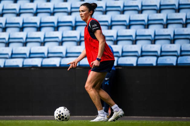 260608 Ingrid Engen of the Norwegian women™s national football team during a training session on June 8, 2026 in Oslo Photo Marius Simensen BILDBYRAN Cop 238 bbeng dam fifa women s world cup qualifier football fotball fotball norge norway practice soccer training trening träning  Copyright: MARIUSxSIMENSEN BB260608BB071