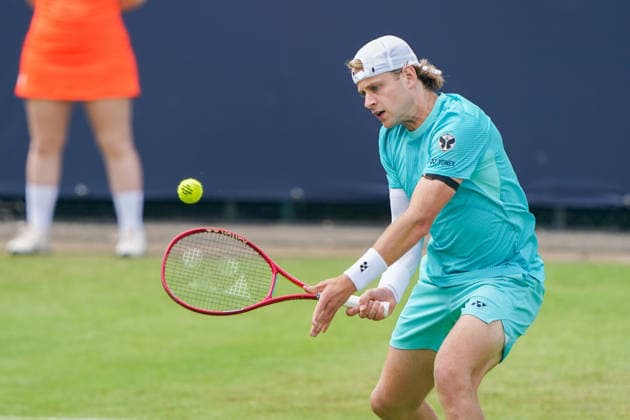 2026-06-08 - Libema Open 2026 ROSMALEN, NETHERLANDS - JUNE 8: Zizou Bergs of Belgium during the Libema Open 2026 at the Autotron on June 8, 2026 in Rosmalen, Netherlands Rosmalen Autotron Netherlands Content not available for redistribution in The Netherlands directly or indirectly through any third parties. Copyright: xAndrexWeeningx