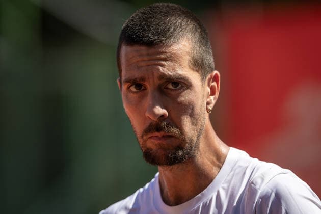 BRATISLAVA OPEN TENNIS ATP, Tennis Herren CHALLENGER Thanasi Kokkinakis (Australia) return to tennis court after injury during first round ATP Tennis Challenger tour 100 Bratislava Open match against Tomas Barrios Vera (Chile). Tennis courts Slovan Bratislava, Bratislava, Slovakia, June 08, 2026. Photo by Branislav Racko Copyright: xx 080A9060