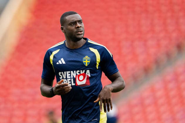 260608 Ken Sema of the Swedish national football team at a training session during day 3 of the FIFA World Cup 2026 on June 8, 2026 in Dallas Photo Petter Arvidson BILDBYRAN kod PA PA1223 fotboll football soccer fotball vm fotbolls vm fotball vm fotbolls vm 2026 fifa world cup 2026 träning practice training sverige sweden sverige a day 3 bbeng  Copyright: PETTERxARVIDSON BB260608PA005