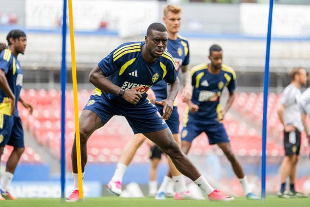 260608 Ken Sema of the Swedish national football team at a training session during day 3 of the FIFA World Cup 2026 on June 8, 2026 in Dallas Photo Petter Arvidson BILDBYRAN kod PA PA1223 fotboll football soccer fotball vm fotbolls vm fotball vm fotbolls vm 2026 fifa world cup 2026 träning practice training sverige sweden sverige a day 3 bbeng  Copyright: PETTERxARVIDSON BB260608PA016