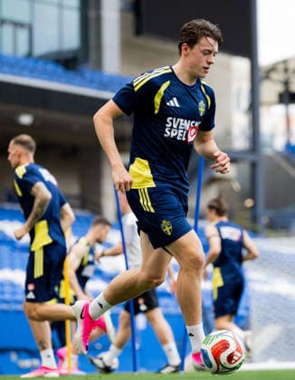 260608 Elliot Stroud of the Swedish national football team at a training session during day 3 of the FIFA World Cup 2026 on June 8, 2026 in Dallas Photo Petter Arvidson BILDBYRAN kod PA PA1223 fotboll football soccer fotball vm fotbolls vm fotball vm fotbolls vm 2026 fifa world cup 2026 träning practice training sverige sweden sverige a day 3 bbeng  Copyright: PETTERxARVIDSON BB260608PA019