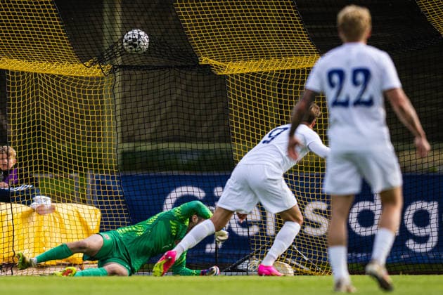 260608 Onni HelÃ n of Finland scores the 0 1 goal during the under 21 international friendly football match between Norway and Finland on June 8, 2026 in Moss Photo Marius Simensen BILDBYRAN COP 238 bbeng finland football fotball fotball international friendly norway privatlandskamp soccer träningslandskamp u21 under 21  Copyright: MARIUSxSIMENSEN BB260608BB142