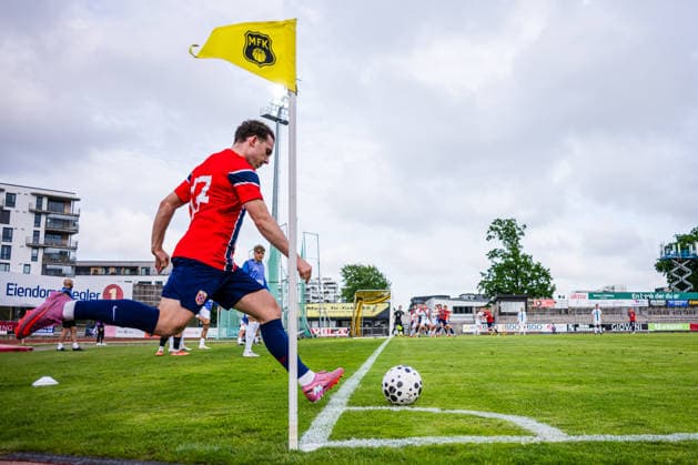 260608 Edvin Austbo of Norway during the under 21 international friendly football match between Norway and Finland on June 8, 2026 in Moss Photo Marius Simensen BILDBYRAN COP 238 bbeng finland football fotball fotboll international friendly norway privatlandskamp soccer träningslandskamp u21 under 21  Copyright: MARIUSxSIMENSEN BB260608BB154