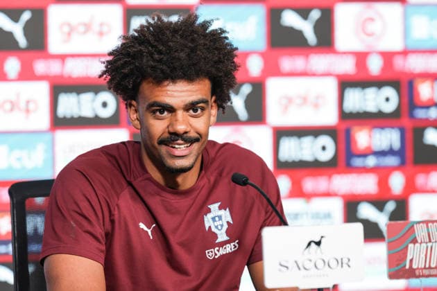 press conference of the Portuguese national football team in the football city of Oeiras Portugal, June 8, 2026, in Alges, Portugal Renato Veiga Portugal ,13 Copyright: HMBxMedia FernandoxSoares