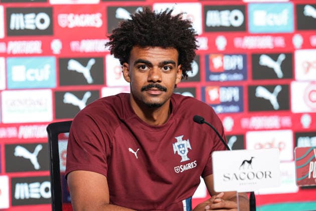 press conference of the Portuguese national football team in the football city of Oeiras Portugal, June 8, 2026, in Alges, Portugal Renato Veiga Portugal ,13 Copyright: HMBxMedia FernandoxSoares