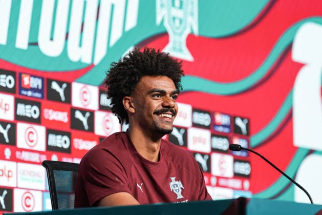 press conference of the Portuguese national football team in the football city of Oeiras Portugal, June 8, 2026, in Alges, Portugal Renato Veiga Portugal ,13 Copyright: HMBxMedia FernandoxSoares