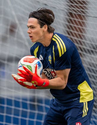 260608 Goalkeeper Jacob Widell Zetterström of the Swedish national football team at a training session during day 3 of the FIFA World Cup 2026 on June 8, 2026 in Dallas Photo Petter Arvidson BILDBYRAN kod PA PA1223 fotboll football soccer fotball vm fotbolls vm fotball vm fotbolls vm 2026 fifa world cup 2026 träning practice training sverige sweden sverige a day 3 bbeng  Copyright: PETTERxARVIDSON BB260608PA053