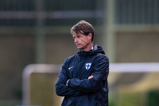 260608 Head coach Mika Lehkosuo of Finland during the under 21 international friendly football match between Norway and Finland on June 8, 2026 in Moss Photo Marius Simensen BILDBYRAN COP 238 bbeng finland football fotball fotboll international friendly norway privatlandskamp soccer träningslandskamp u21 under 21  Copyright: MARIUSxSIMENSEN BB260608BB163