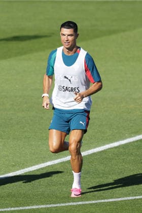 Training of the Portuguese national football team in the football city of Oeiras Portugal, June 8, 2026, in Alges, Portugal Cristiano Ronaldo Portugal ,7 Copyright: HMBxMedia FernandoxSoares