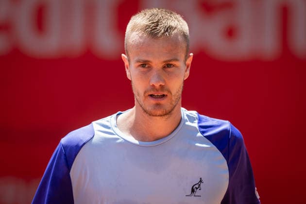 BRATISLAVA OPEN TENNIS ATP, Tennis Herren CHALLENGER Vitaliy Sachko (Ukraine) during first round ATP Tennis Challenger tour 100 Bratislava Open match against Yosuke Watanuki (Japan). Tennis courts Slovan Bratislava, Bratislava, Slovakia, June 08, 2026. Photo by Branislav Racko Copyright: xx 080A7499