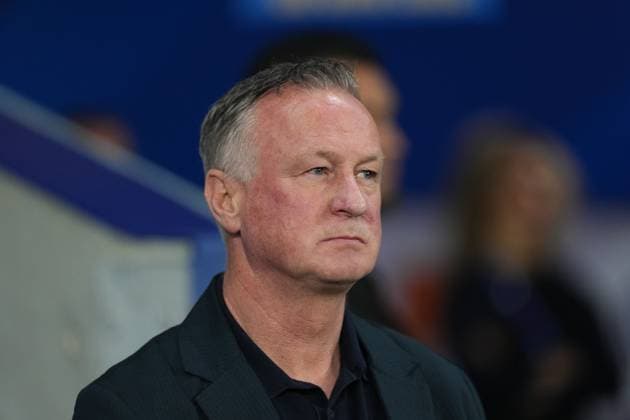 Northern Ireland head coach Michael O Neill France v Northern Ireland, International Friendly, Länderspiel, Nationalmannschaft Football, Decathlon Arena Stade Pierre-Mauroy, Lille, France - 08 Jun 2026Lille Decathlon Arena Stade Pierre-Mau France EDITORIAL USE ONLY No use with unauthorised audio, video, data, fixture lists, club league logos or live services. Online in-match use limited to 120 images, no video emulation. No use in betting, games or single club league player publications.  Copyright: xDavexWinter Shutterstockx 16912920x