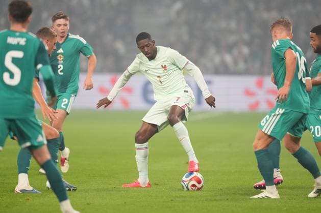 Ousmane Dembele of France France v Northern Ireland, International Friendly, Länderspiel, Nationalmannschaft Football, Decathlon Arena Stade Pierre-Mauroy, Lille, France - 08 Jun 2026Lille Decathlon Arena Stade Pierre-Mau France EDITORIAL USE ONLY No use with unauthorised audio, video, data, fixture lists, club league logos or live services. Online in-match use limited to 120 images, no video emulation. No use in betting, games or single club league player publications.  Copyright: xDavexWinter Shutterstockx 16912920am