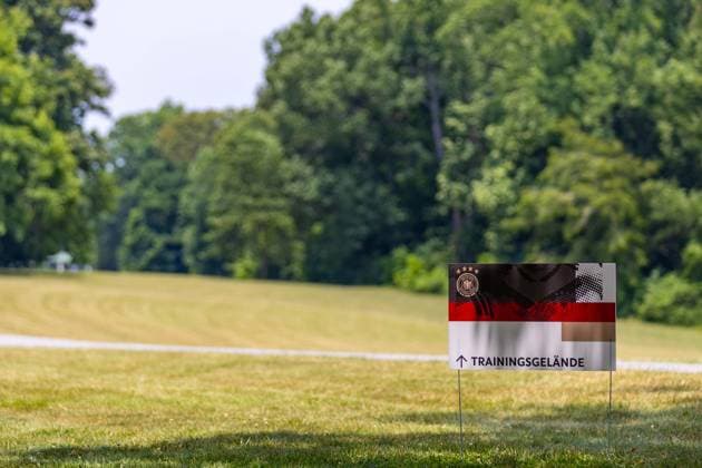 Team Arrival Germany, Base Camp, FIFA World Cup, WM, Weltmeisterschaft, Fussball 2026, Winston-Salem Base camp of team Germany ahead of the FIFA World Cup 2026 at Wake Forest University and The Graylyn Estate in Winston-Salem, North Carolina, United States, June 8, 2026. WINSTON-SALEM Graylyn Estate Hotel North Carolina USA Copyright: xPaulxMoreax 064A2352