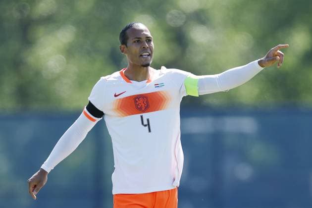 NEW YORK - Virgil van Dijk of the Netherlands during the friendly international match, Länderspiel, Nationalmannschaft between the Netherlands and Uzbekistan at Icahn Stadium on June 8, 2026, in New York, United States. MAURICE VAN STEEN ANP International Friendly, Länderspiel, Nationalmannschaft 2026 xVIxANPxSportx xMauricexvanxSteenxIVx 560515929 originalFilename: 560515929.jpg