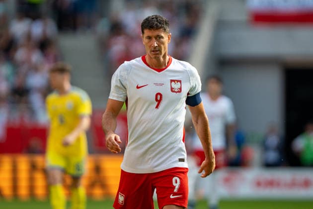 Robert Lewandowski (9) seen during International Friendly, Länderspiel, Nationalmannschaft Länderspiel, Nationalmannschaft game between national teams of Poland and Ukraine (Kazimierz Koper Ball Raw Images) Wroclaw Tarczynski Arena Poland Copyright: xKazimierzxKoperx KAZ_POLvUKR-20