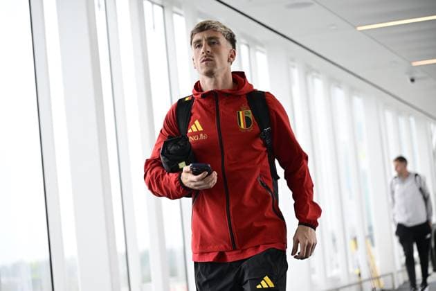 Belgian national football team - 2026 FIFA World Cup, WM, Weltmeisterschaft, Fussball - media activities 08 06 2026 SEATTLE, UNITED STATES OF AMERICA - JUNE 08 : the Belgian national football team arrives at Seattle Tacoma International Airport ahead of the 2026 FIFA World Cup on June 8, 2026 in Seattle, United States of America, 08 06 2026 Seattle United States of America  Copyright: xJanxDexMeuleneirx
