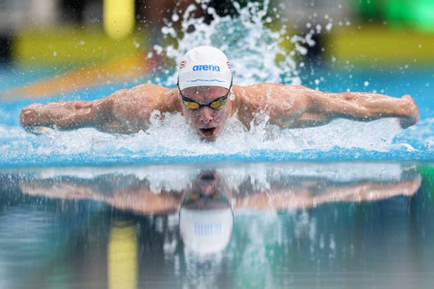 June 9, 2026, Sydney, Nsw, Australia: MATTHEW TEMPLE competes in the Men s 100m Butterfly heats during the 2026 Australian Swimming Commonwealth Games, Pan Pacific Championships and Para Pan Pacific Championships Trials. Sydney Australia - ZUMAt173 20260609_zsp_t173_007 Copyright: xStephanexThomasx