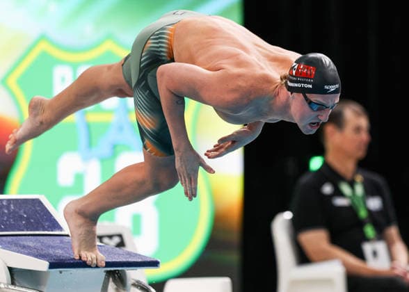 June 9, 2026, Sydney, Nsw, Australia: ELIJAH WINNINGTON competes in the Men s 200m Freestyle heats during the 2026 Australian Swimming Commonwealth Games, Pan Pacific Championships and Para Pan Pacific Championships Trials. Sydney Australia - ZUMAt173 20260609_zsp_t173_019 Copyright: xStephanexThomasx