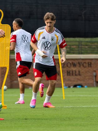 Team Arrival Germany, Base Camp, practice, FIFA World Cup, WM, Weltmeisterschaft, Fussball 2026, Winston-Salem ANGELO STILLER of DFB practicing for the FIFA World Cup 2026 at Wake Forest University™s Spry Stadium in Winston-Salem, North Carolina, United States, June 8, 2026. WINSTON-SALEM Spry Stadium North Carolina USA Copyright: xPaulxMoreax 064A2821
