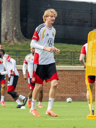 Team Arrival Germany, Base Camp, practice, FIFA World Cup, WM, Weltmeisterschaft, Fussball 2026, Winston-Salem NICK WOLTEMADE of DFB practicing for the FIFA World Cup 2026 at Wake Forest University™s Spry Stadium in Winston-Salem, North Carolina, United States, June 8, 2026. WINSTON-SALEM Spry Stadium North Carolina USA Copyright: xPaulxMoreax 064A2966