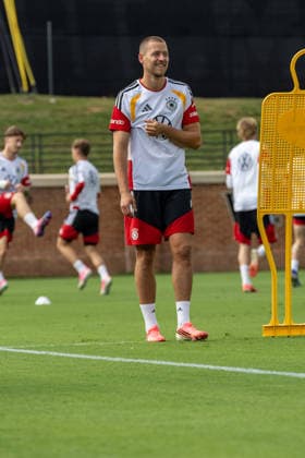 Team Arrival Germany, Base Camp, practice, FIFA World Cup, WM, Weltmeisterschaft, Fussball 2026, Winston-Salem WALDEMAR ANTON of DFB practicing for the FIFA World Cup 2026 at Wake Forest University™s Spry Stadium in Winston-Salem, North Carolina, United States, June 8, 2026. WINSTON-SALEM Spry Stadium North Carolina USA Copyright: xPaulxMoreax 064A3115