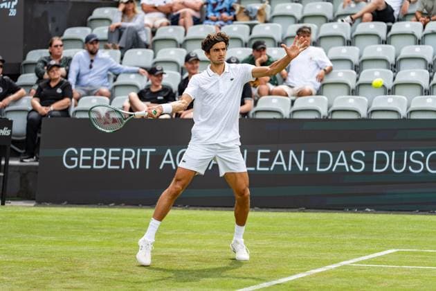 Tennis, Boss Open 2026, Stuttgart, TC Weissenhof, Pierre Hugues Herbert FRA BOSS OPEN STUTTGART 2026 in Stuttgart Copyright: xspeedshotx xRalfxJustx
