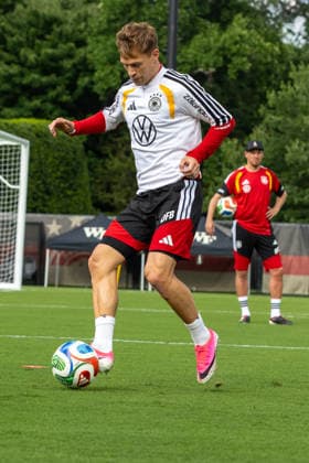 JOSHUA KIMMICH of DFB practicing for the FIFA World Cup 2026 at Wake Forest University™s Spry Stadium in Winston-Salem, North Carolina, United States, June 8, 2026. WINSTON-SALEM Spry Stadium North Carolina USA Copyright: xPaulxMoreax 064A3466