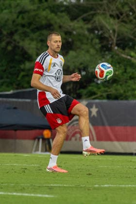 Waldemar Anton of DFB practicing for the FIFA World Cup 2026 at Wake Forest University™s Spry Stadium in Winston-Salem, North Carolina, United States, June 8, 2026. WINSTON-SALEM Spry Stadium North Carolina USA Copyright: xPaulxMoreax 064A4845