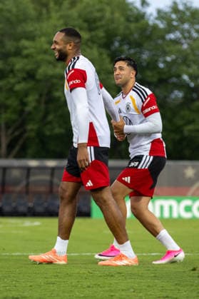 Jonathan Tah Nadiem Amiri of DFB practicing for the FIFA World Cup 2026 at Wake Forest University™s Spry Stadium in Winston-Salem, North Carolina, United States, June 8, 2026. WINSTON-SALEM Spry Stadium North Carolina USA Copyright: xPaulxMoreax 064A4910