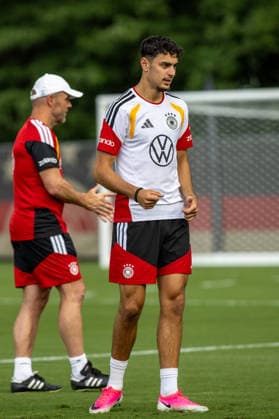 Aleksandar Pavlovic of DFB practicing for the FIFA World Cup 2026 at Wake Forest University™s Spry Stadium in Winston-Salem, North Carolina, United States, June 8, 2026. WINSTON-SALEM Spry Stadium North Carolina USA Copyright: xPaulxMoreax 1R8A6126